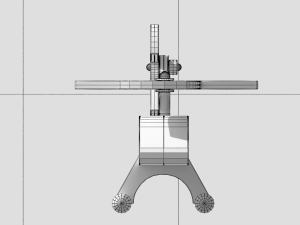helicopter wooden toy Modelo 3D