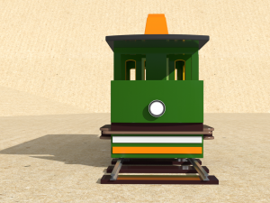 toy model vintage tram a streetcar named desire 3D Model