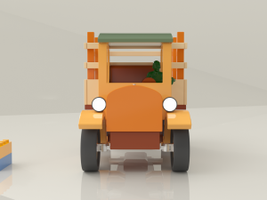 vintage truck f0rd tt land 1927 Modelo 3D