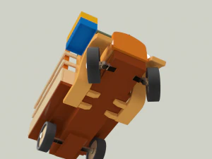 vintage truck f0rd tt land 1927 3D Model