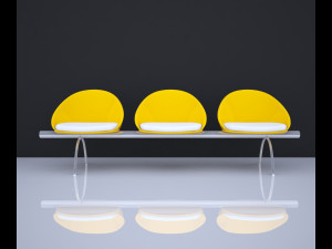 chair collection 5 3D Model