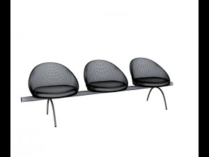 chair collection 5 3D Model