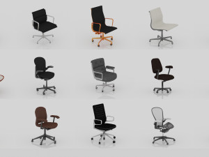 chair collection 1 Modelo 3D