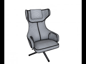 chair collection 4 Model 3D