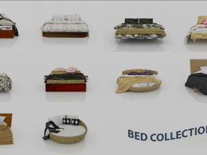 collezione letti 1 Modello 3D