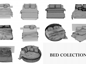 bed collection 1 Modelo 3D