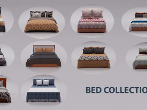 collezione letti 2 Modello 3D