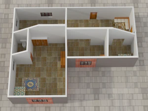 building 1 3D Model