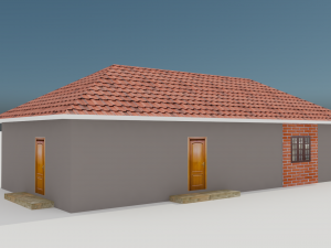 building 1 3Dモデル