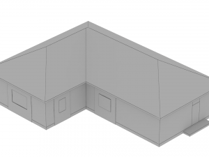 building 1 3Dモデル