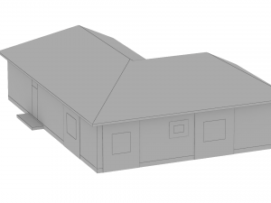 building 1 3Dモデル