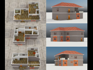 building 2 3Dモデル