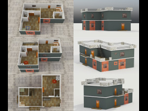 building 3 3D Model