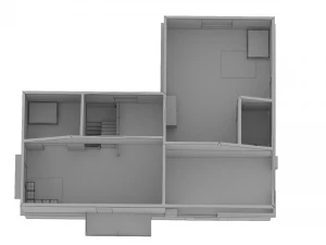 3 buildings 3D Model