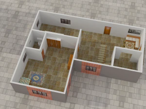 3 buildings 3D Model