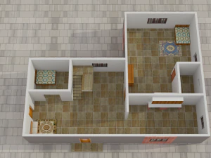 3 buildings 3D Model