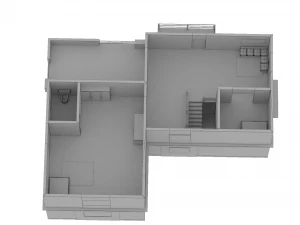 3 buildings 3D Model