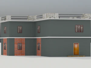 3 buildings 3D Model
