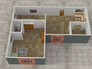3 buildings 3D Model