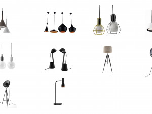 lamp collection 1 3D Model