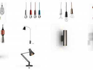 lamp collection 2 3D Model