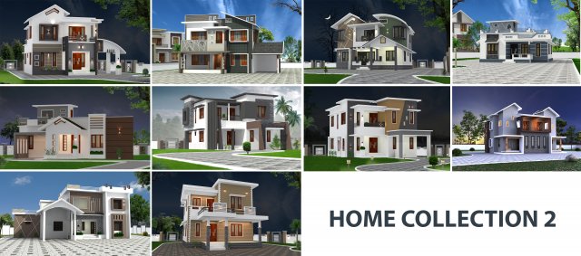 home collection 2 3D मॉडल .c4d .max .obj .3ds .fbx .stl .blend 