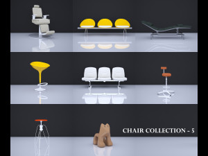 63 models of chairs 3D-Modell