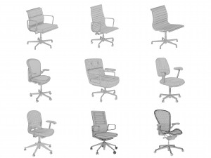63 models of chairs 3D-Modell