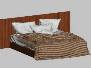 letto 1-9 Modello 3D