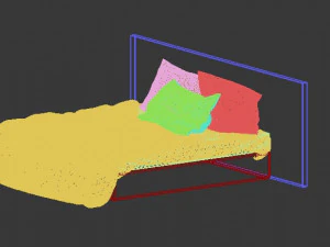 letto 1-9 Modello 3D
