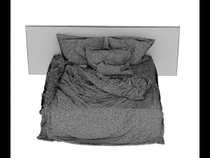 letto 1-9 Modello 3D