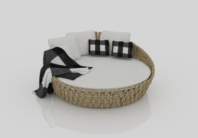 bed 1-10 3D Model .c4d .max .obj .3ds .fbx .stl .blend 