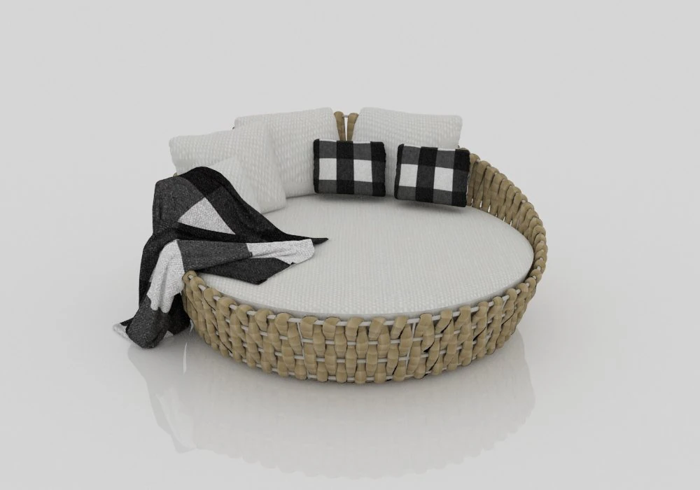 bed 1-10 3D Model .c4d .max .obj .3ds .fbx .stl .blend 