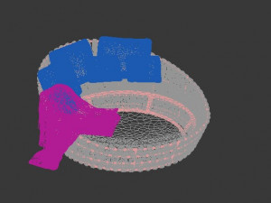 bed 1-10 3D Model