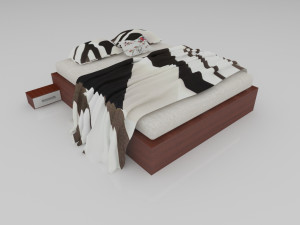bed 1-1 Modello 3D