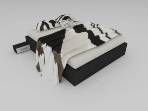 cama 1-1 Modelo 3D
