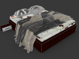 bed 1-1 Modello 3D