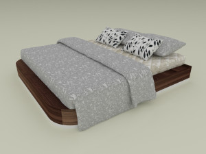 bed 1-2 3D 모델