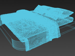 bed 1-2 3D 모델