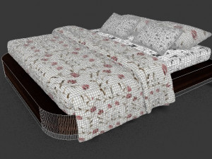 bed 1-2 3D 모델