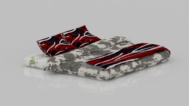 bed 1-3 Modèle 3D .c4d .max .obj .3ds .fbx .stl .blend 