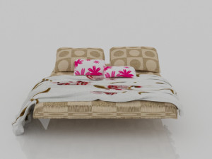 bed 1-4 3D Model