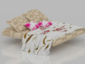 bed 1-4 3D Model