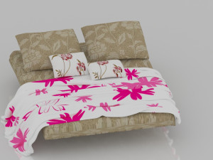 bed 1-4 Modello 3D