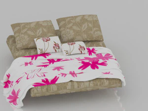 bed 1-4 3D Model