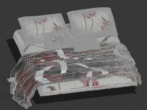 bed 1-4 3D Model