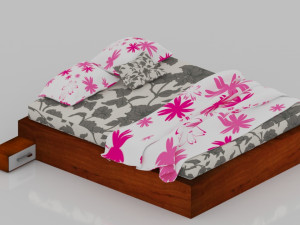 bed 1-6 3D 模型