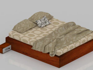 bed 1-6 3D Model