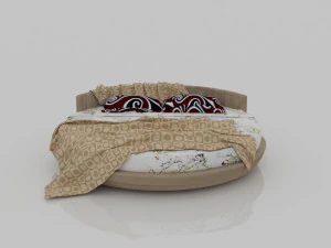 letto 1-7 Modello 3D