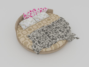 bed 1-7 3D Model
